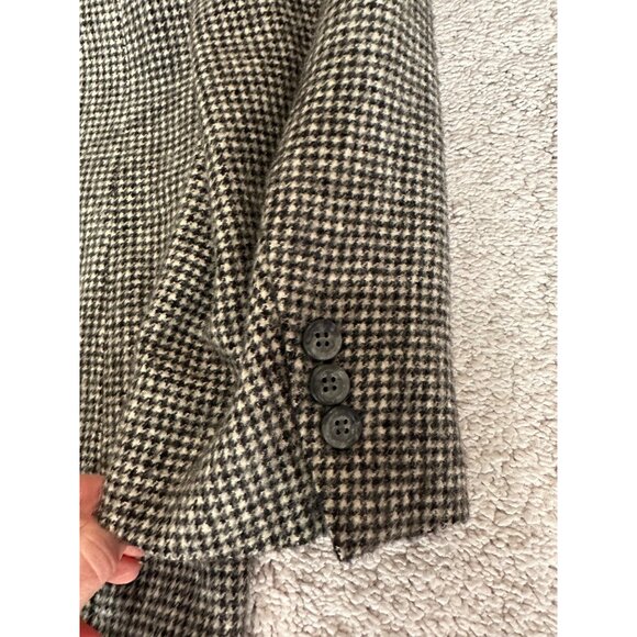 Brooks Brothers Mens Camel Hair Tweed Blazer Sport Coat Size 44 /XL? Houndstooth - Picture 5 of 16